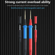 MaAnt P23A Multimeter Pens Pointed Silicone Cord Frostproof Detachable Stainless Steel Test Pen Accessories
