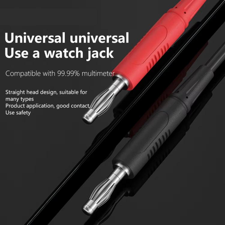 MaAnt P23A Multimeter Pens Pointed Silicone Cord Frostproof Detachable Stainless Steel Test Pen Accessories