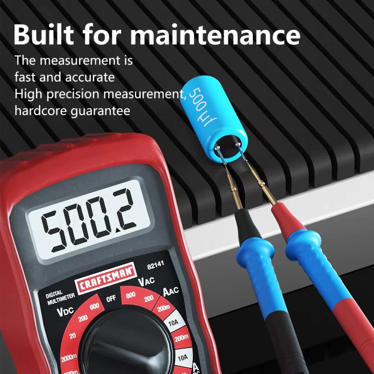 MaAnt P23A Multimeter Pens Pointed Silicone Cord Frostproof Detachable Stainless Steel Test Pen Accessories