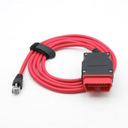 DOIP ENET Cable VAG DoIP Cable For Volkswagen / Audi MQB EVO, MLB, MEB Platform, For Odis-E V12.1.1(With CD)