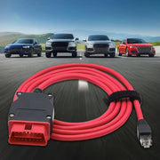 DOIP ENET Cable VAG DoIP Cable For Volkswagen / Audi MQB EVO, MLB, MEB Platform, For Odis-E V12.1.1(With CD)