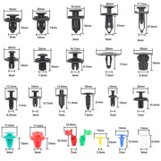680pcs /Set Car Retainer Clips Fasteners Remover Kit Automotive Clips Set
