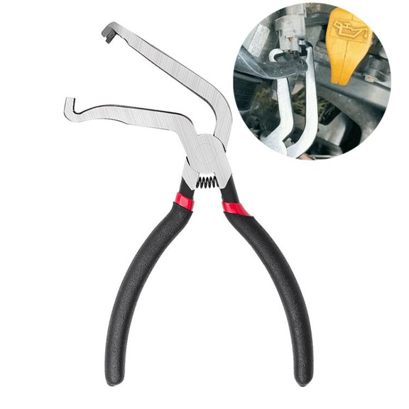 Car Wire Harness Plug Unplugging Plier Fuel Line And Electrical Disconnect Plier Hose Removal, Style: Bent Nozzle