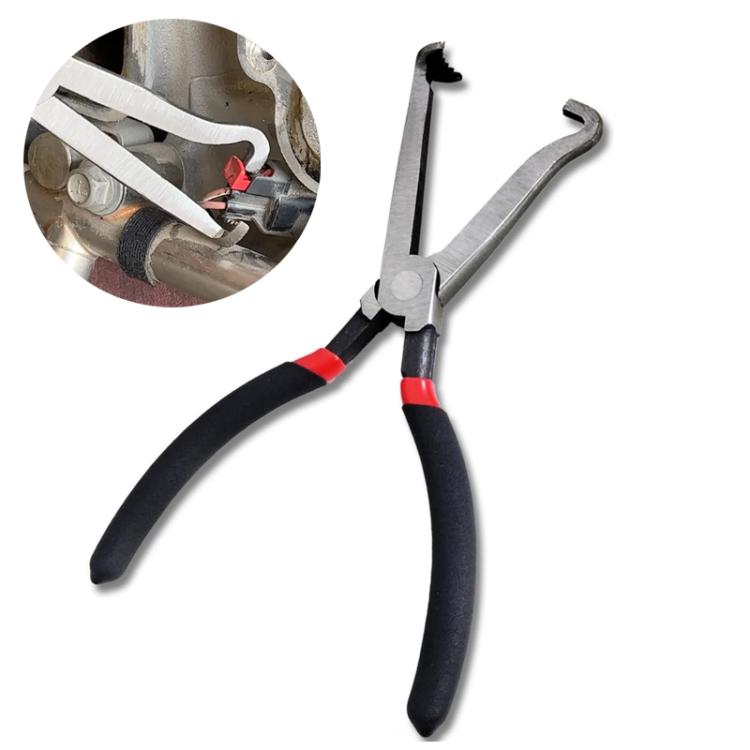 Car Wire Harness Plug Unplugging Plier Fuel Line And Electrical Disconnect Plier Hose Removal, Style: Straight Nozzle