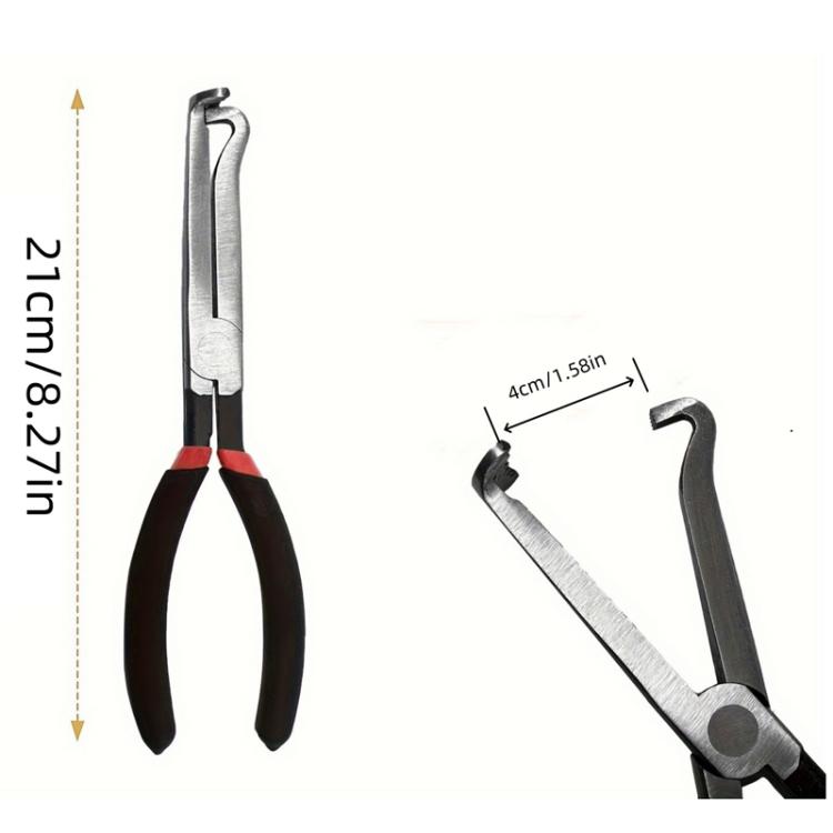 Car Wire Harness Plug Unplugging Plier Fuel Line And Electrical Disconnect Plier Hose Removal, Style: Straight Nozzle