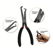 Car Wire Harness Plug Unplugging Plier Fuel Line And Electrical Disconnect Plier Hose Removal, Style: Bent Nozzle