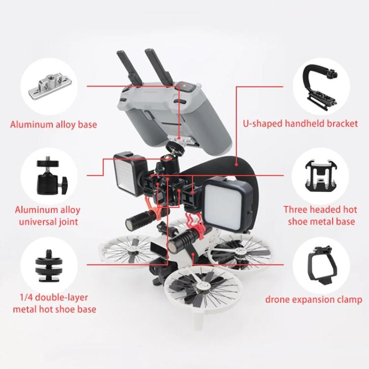 For DJI Flip CQT  U-shape Handheld Stabilizer Kit For Cinematic Shots, Wedding Videography & Daily Vlogging