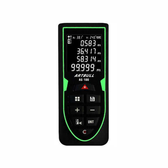 ARTBULL Laser Distance Meter Handheld Room Measuring Instrument Electronic Ruler(100m)