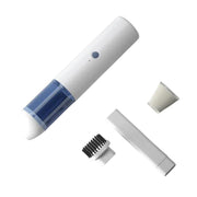 Portable Wireless Car Vacuum Cleaner Small Chargeable Handheld Wet / Dry Large Suction Household Vacuum Cleaner(White)