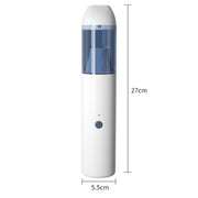 Portable Wireless Car Vacuum Cleaner Small Chargeable Handheld Wet / Dry Large Suction Household Vacuum Cleaner(White)
