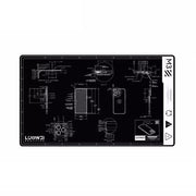 LUOWEI M3 27 inch Cell Phone Computer Repair Workbench Heat Insulation Mat High Temperature Resistant Odorless Silicone Mat