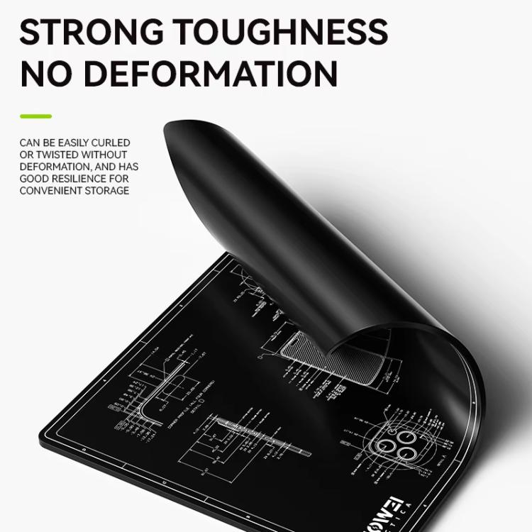 LUOWEI M3 27 inch Cell Phone Computer Repair Workbench Heat Insulation Mat High Temperature Resistant Odorless Silicone Mat