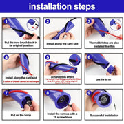 1set 571 Wide  Rolling Brush Plush Strips For Dyson Vacuum Cleaner V7 / V8 / V10 / V11 Direct Drive Brush Head