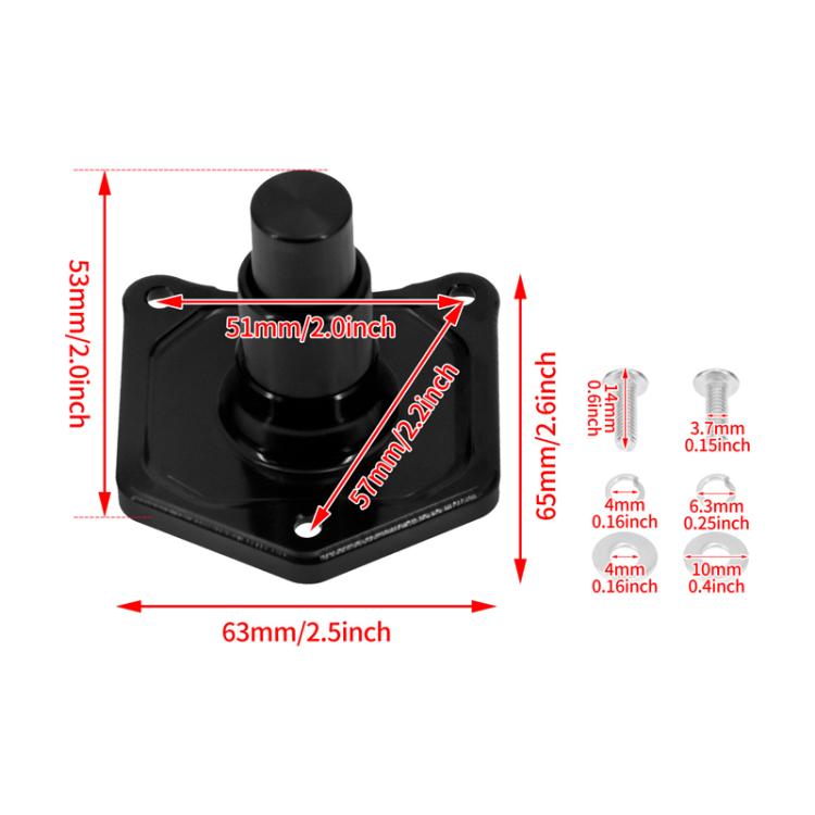 For Harley Motorcycle Modification Starter Switch Solenoid Valve Cover(Electroplating)
