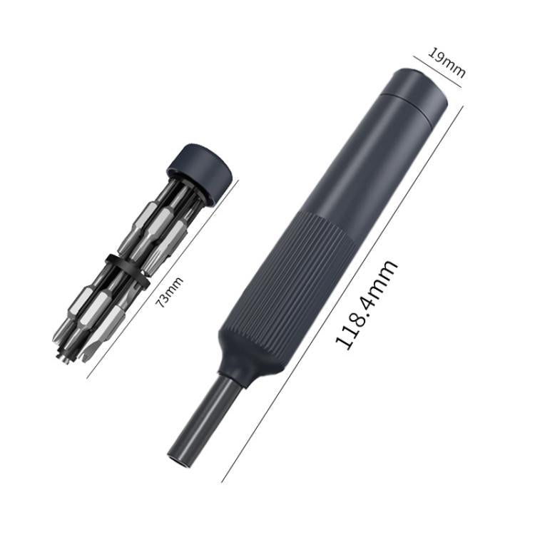 27 In 1 Dual Bits Precision Screwdriver Tool Kit Mini Mobile Phone Computer Eyeglasses Repair Tool(ABS Shell)