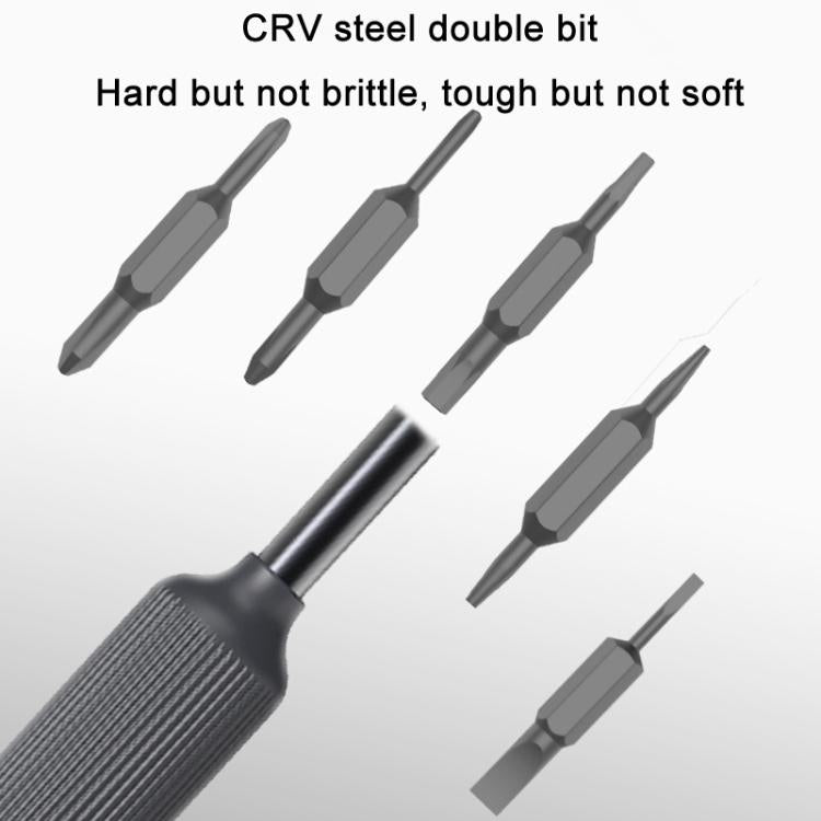 27 In 1 Dual Bits Precision Screwdriver Tool Kit Mini Mobile Phone Computer Eyeglasses Repair Tool(ABS Shell)