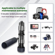 27 In 1 Dual Bits Precision Screwdriver Tool Kit Mini Mobile Phone Computer Eyeglasses Repair Tool(ABS Shell)