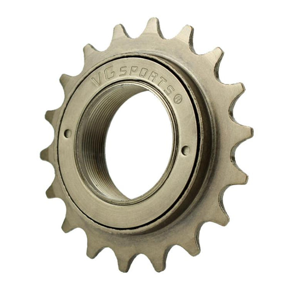 VG SPORTS Stroller Scooter Bicycle Single Speed Flywheel, Style: 18T Brown