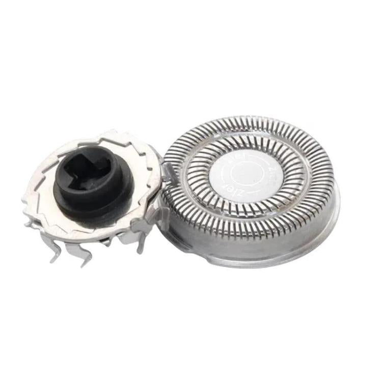 For FLYCO Shaving Razor Blade Head Accessories Replacement Parts, Style: Curved Blade + Net