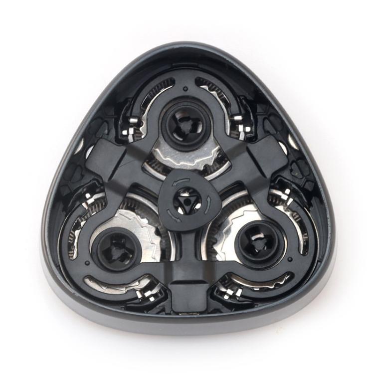For FLYCO Shaving Razor Blade Head Accessories Replacement Parts, Style: Curved Blade + Net