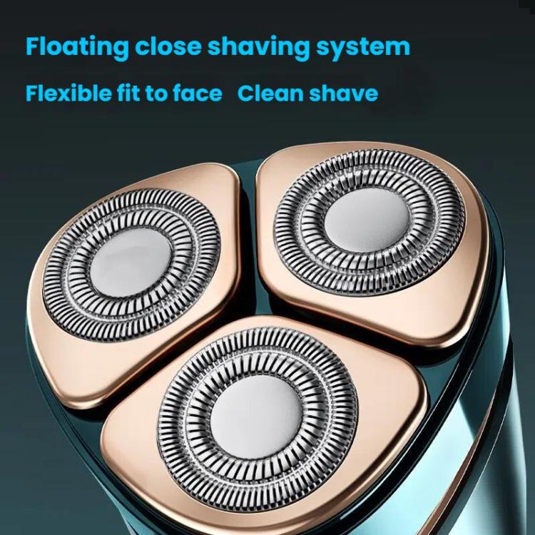 For FLYCO Shaving Razor Blade Head Accessories Replacement Parts, Style: Curved Blade + Net