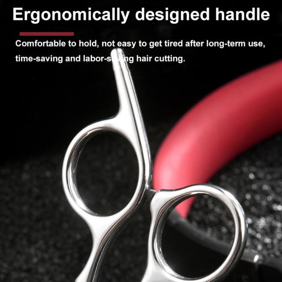 Stainless Steel Haircutting Scissors Set Hair Cutting Tools, Spec: 10-in-1 Half-gold