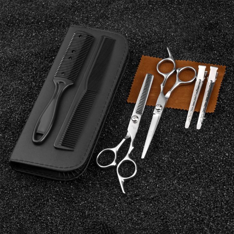 Stainless Steel Haircutting Scissors Set Hair Cutting Tools, Spec: 10-in-1