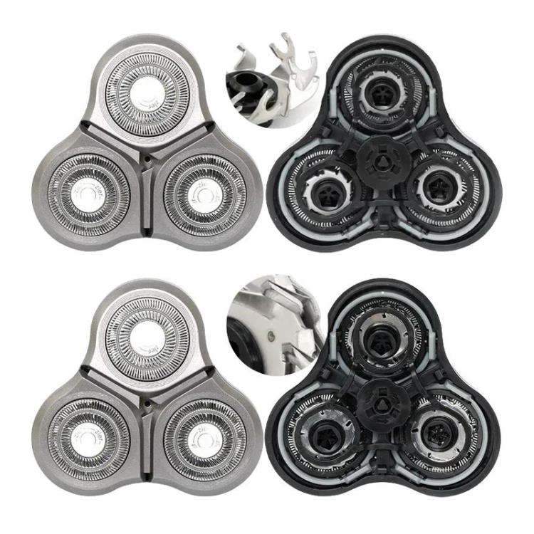 For Xiaomi Mijia S300 / S500 / S500C / MJTXD01SKS Electric Shaver Blade Head Replace Accessories, Style: Upper Half Head ( With Single Layer Blade )