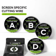 LUOWEI 120M Cell Phone LCD Screen Separation Line High Hardness Cutting Diamond Wire, Spec: C 0.03mm