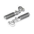 For Harley Motorcycle Modification Collapsible Footpegs Foot Guard Spike Mounted Pedals(Electroplating) - Others by PMc TechLife | Online Shopping South Africa | PMc TechLife | Buy Now Pay Later Mobicred