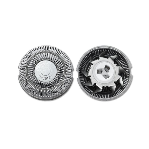 For FLYCO Shaving Razor FS890 891 892 FS893 Replacement Blade Head Accessories, Style: 2pcs Blades+Nets