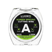 LUOWEI 500M Steel Wire Cell Phone Screen Separation Wire Cutting Wire, Spec: A 0.02mm