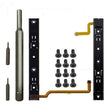 For Nintendo Switch Console 1pair Slide Rail With Tool Set NS Repair Parts(Black) - Switch Spare Parts by PMc TechLife | Online Shopping South Africa | PMc TechLife | Buy Now Pay Later Mobicred