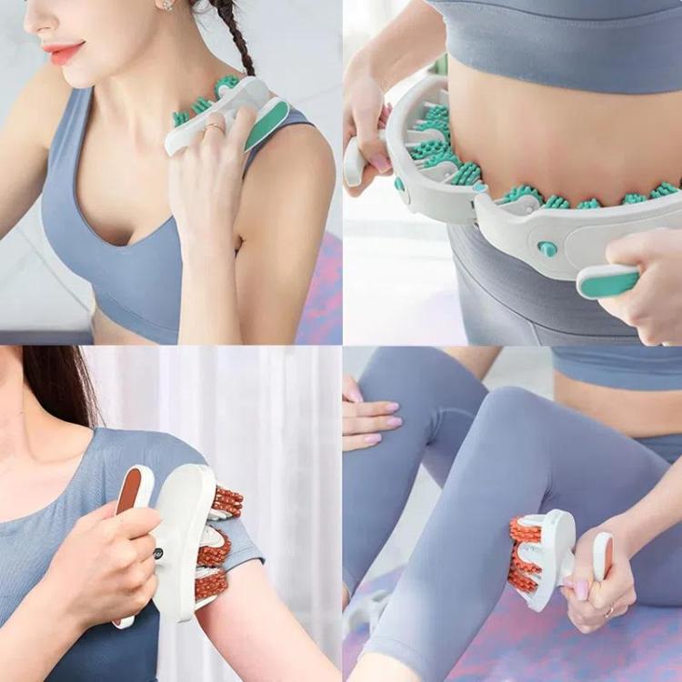 KEDU Leg Roller Massager Slimming Leg Roller Inner Thigh Calf Muscle Relaxation Trainer Manual Massager(Brick Red)