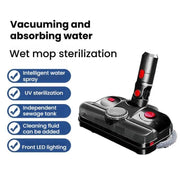 For Dyson V12 Slim / V10 Slim 4-In-1 Electric Mop Head With UV Sterilizer Light And Water Tank