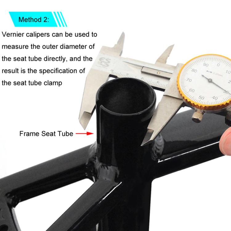 Mountain Road Bicycle Aluminum Locking Seatpost Clamps Seatpost Clamp Ring Fittings(34.9mm Black)