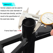 Mountain Road Bicycle Aluminum Locking Seatpost Clamps Seatpost Clamp Ring Fittings(34.9mm Black)