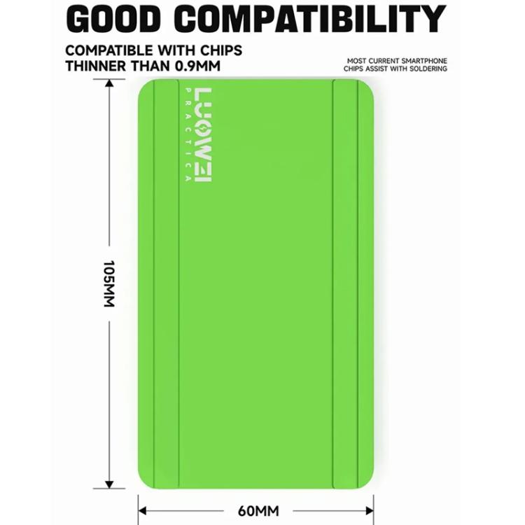 LUOWEI Base+Cushion Tinning Mesh CPU Chip Magnetic Table Tinning Silicone Pad