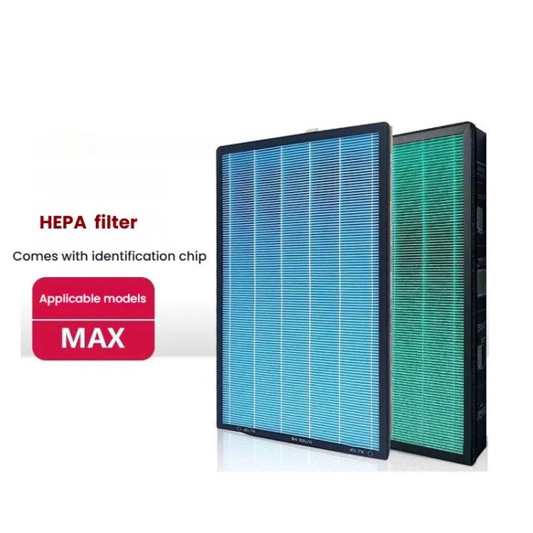 For Xiaomi Air Purifier Max 2pcs Filter HEPA Activated Carbon Purification Filter Element(Blue)