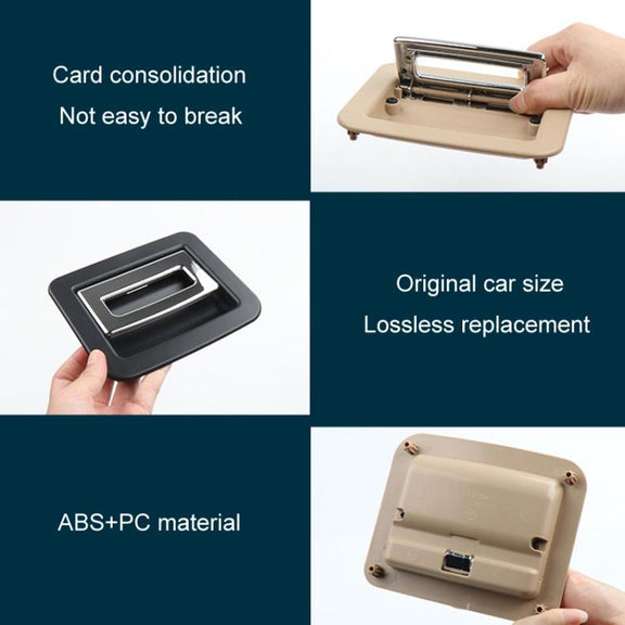 For 2010-2016 Porsche Cayenne / Paramera Car Boot Carpet Buckle Trunk Puller 95855111500, Style: Metal Model Beige