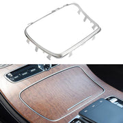 For Mercedes-Benz E-Class W213 Car Cup Holder Ashtray Cover Decorative Strips 2136830500(Silver)