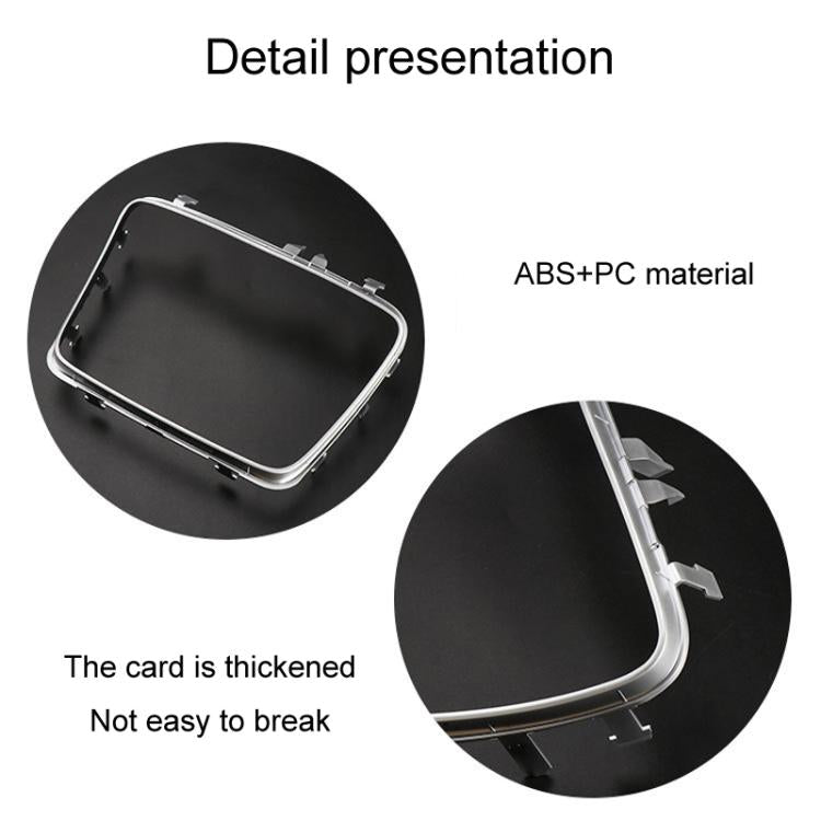For Mercedes-Benz E-Class W213 Car Cup Holder Ashtray Cover Decorative Strips 2136830500(Silver)