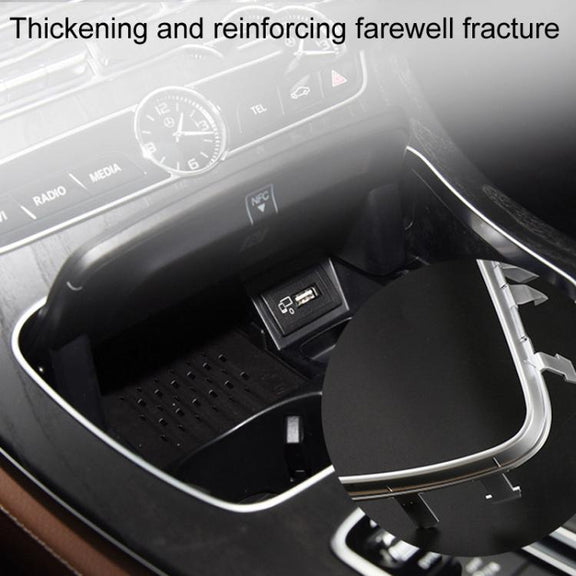 For Mercedes-Benz E-Class W213 Car Cup Holder Ashtray Cover Decorative Strips 2136830500(Silver)