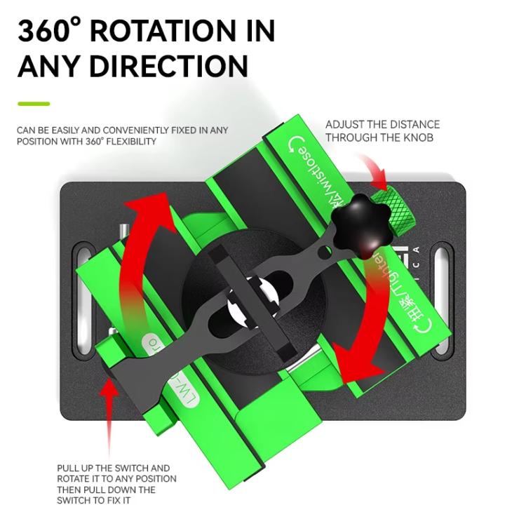 LUOWEI LW-021Pro Cell Phone Back Cover Removal and Screen Replacement 2 In 1 Rotary Jig
