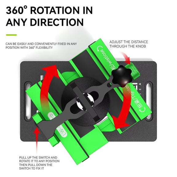LUOWEI LW-021Pro Cell Phone Back Cover Removal and Screen Replacement 2 In 1 Rotary Jig