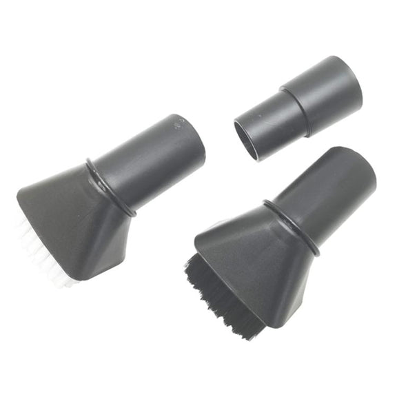 For Karcher / Miele / Bosch / Philips Vacuum Cleaner 32mm Soft Brush Nozzle 2.863-221.0, Style: Black+White+3532 Adaptor