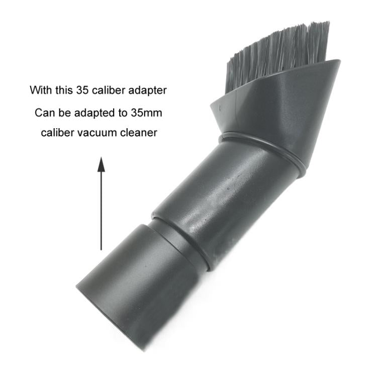 For Karcher / Miele / Bosch / Philips Vacuum Cleaner 32mm Soft Brush Nozzle 2.863-221.0, Style: Black