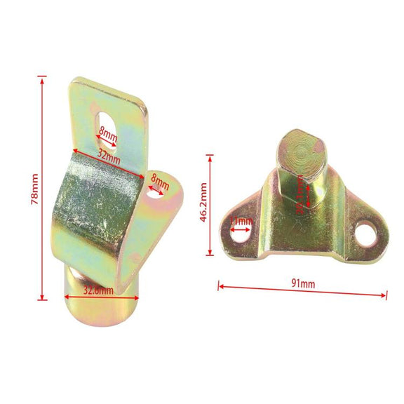 Car Tailgate Hinge Set With Screw Socket Wrench For Chevrolet, Specifications: 13pcs /Set