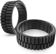 For iRobot Braava 380 / 380T / 320 / Mint 5200 Vacuum Cleaner Rubber Wheel(Black)