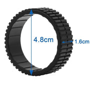 For iRobot Braava 380 / 380T / 320 / Mint 5200 Vacuum Cleaner Rubber Wheel(Black)